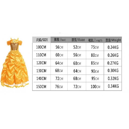 JerrisApparel Christmas Party Fancy Costume Deluxe Princess Dress Up ...