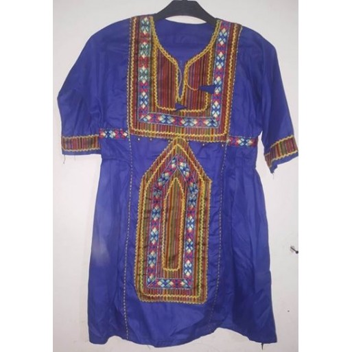Balochi Dress For Girls Pakistani Cultural Dress - Blue